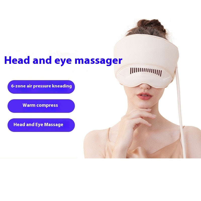Head Massager Electric Heating Air Bag Massage Cap