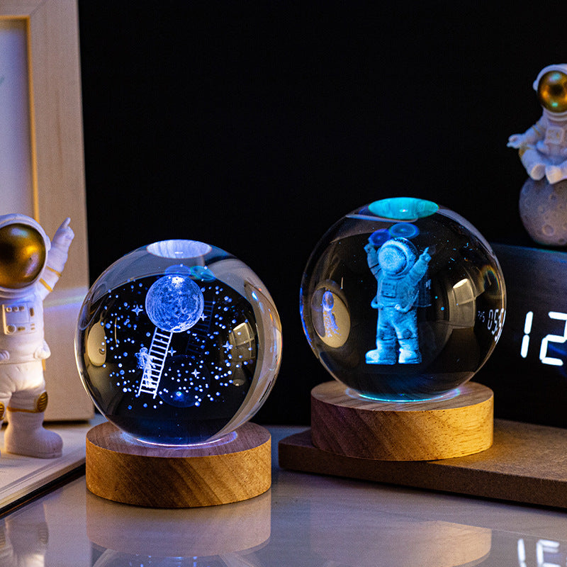 Milky Way Solar System Rain Cloud Astronaut Ball