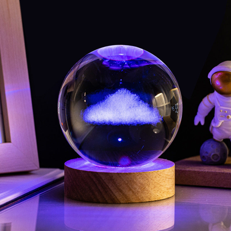 Milky Way Solar System Rain Cloud Astronaut Ball