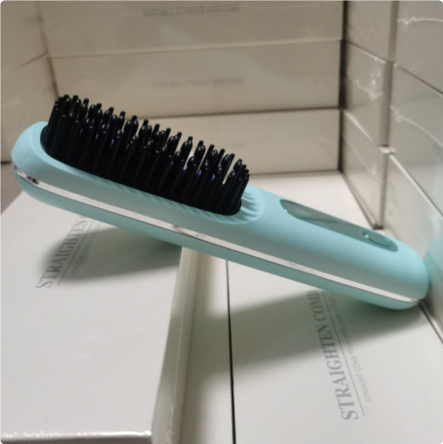 2 In 1 Straight Hair Comb Wireless Hair Straightener