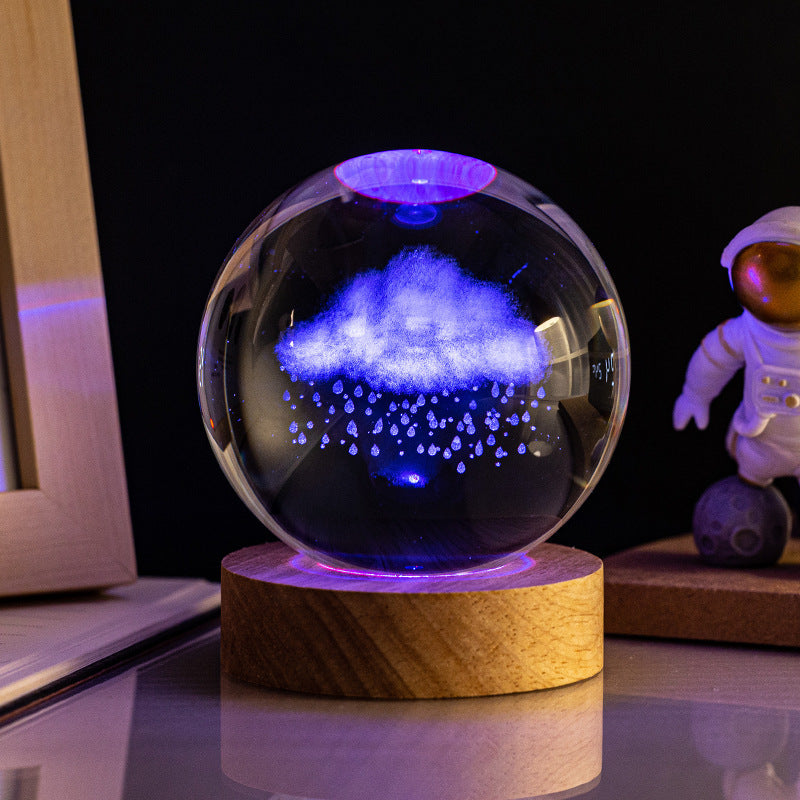 Milky Way Solar System Rain Cloud Astronaut Ball