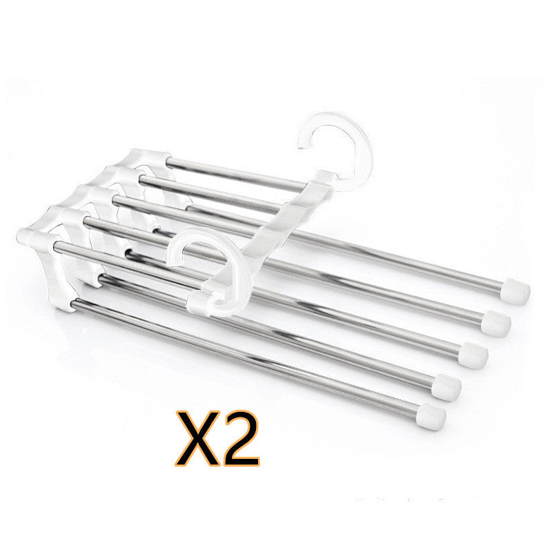5 In 1 Wardrobe Hanger Multi-functional Clothes