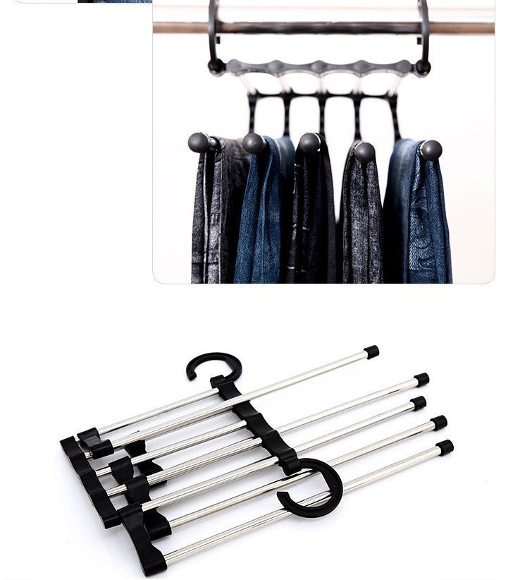 5 In 1 Wardrobe Hanger Multi-functional Clothes