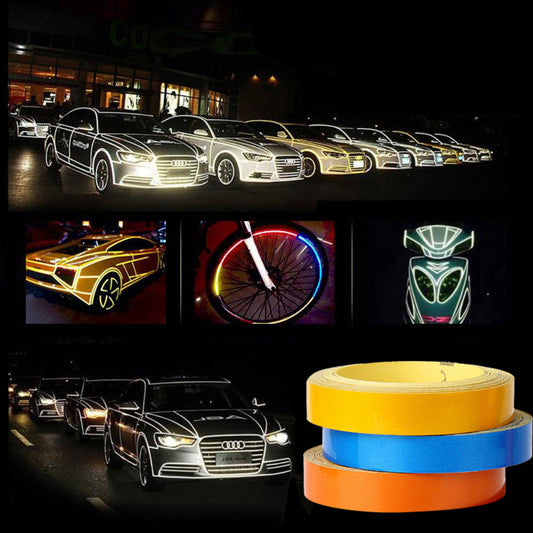Night Car Warning Reflective Tape 1cm 5m