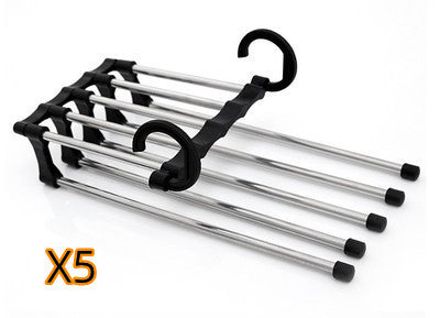 5 In 1 Wardrobe Hanger Multi-functional Clothes