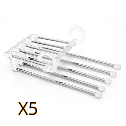5 In 1 Wardrobe Hanger Multi-functional Clothes