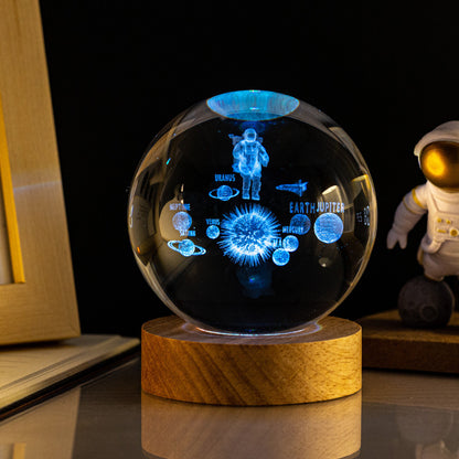 Milky Way Solar System Rain Cloud Astronaut Ball