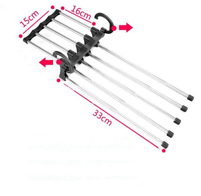5 In 1 Wardrobe Hanger Multi-functional Clothes