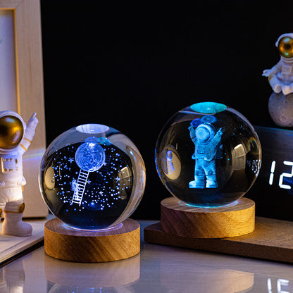 Milky Way Solar System Rain Cloud Astronaut Ball