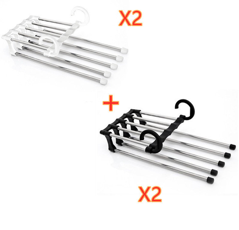 5 In 1 Wardrobe Hanger Multi-functional Clothes