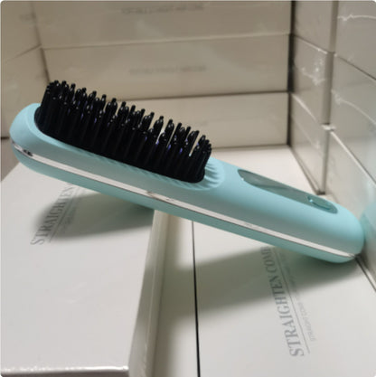 2 In 1 Straight Hair Comb Wireless Hair Straightener