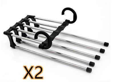 5 In 1 Wardrobe Hanger Multi-functional Clothes