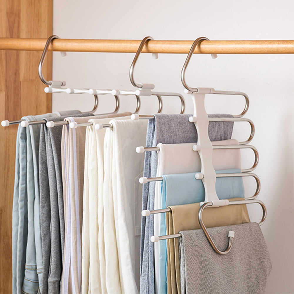 5 In 1 Wardrobe Hanger Multi-functional Clothes