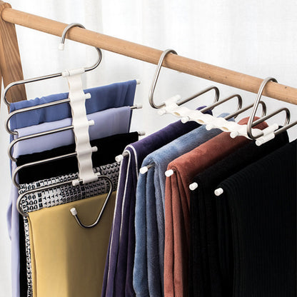 5 In 1 Wardrobe Hanger Multi-functional Clothes